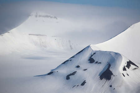 Arctic cloudy weather (Svalbard)の写真素材