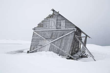 Old wooden, abandoned houseの写真素材