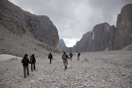 People in the mountainsのeditorial素材