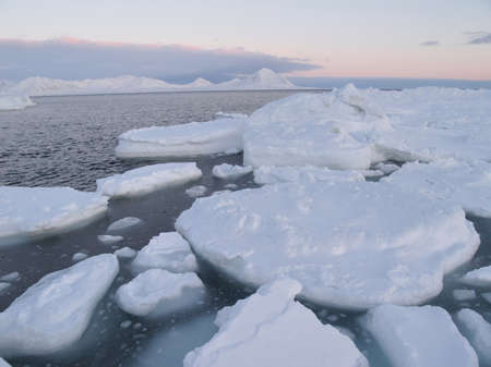 Just after sunset - Arctic landscape