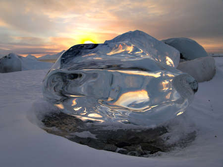 Sunrise in the Arctic - Svalbard