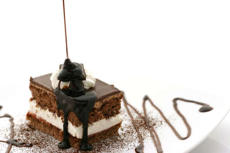 chocolate cakeの写真素材