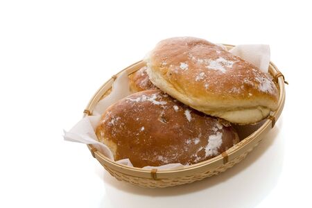 fresh baked rollsの写真素材