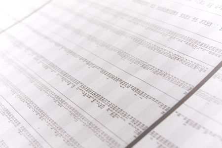 business newspaperの写真素材