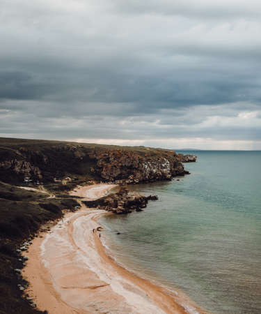 Scenic beach coast