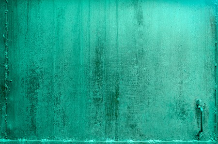 textured old green shabby paintの写真素材