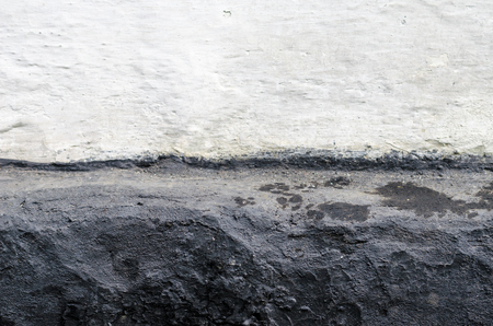 texture of black and white plasterの写真素材