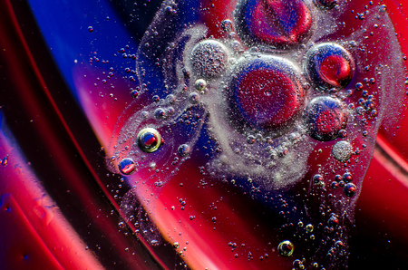 Abstract stains and drops on the whole frame. Horizontal frameの写真素材