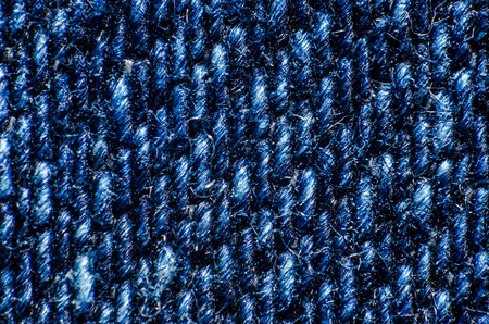 macro of blue fabric on the whole frame