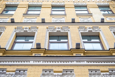 windows of an old house