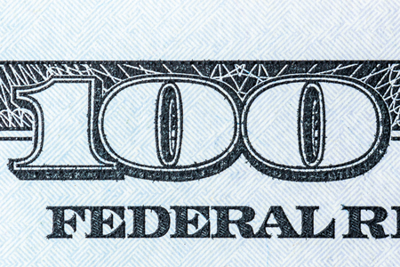 us national currency hundred dollars close up. Horizontal frameの写真素材