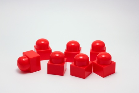 red toy blocksの写真素材