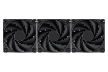 CPU cooler on a white background. Air cooling cooler of a personal computer processor close-up on a white background.の写真素材