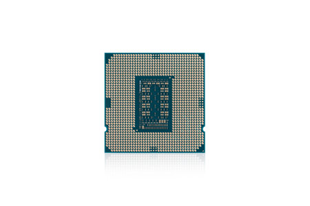 Processor for PC on a white background. Processor for personal computer closeup isolated on white...