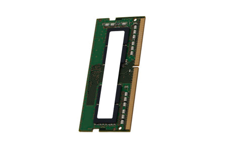 RAM for a notebook on a white background. random access memory closeup isolated on white background.の写真素材