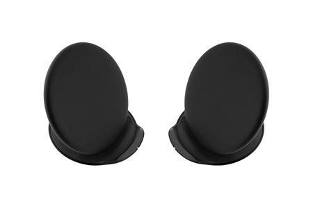 Wireless charging for a smartphone on a white background. Wireless charger close-up isolated on white background.の写真素材