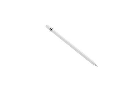 Shenzhen, China - April 2023. Apple Pencil on a white background. Apple Pencil close -up isolated on a white background.のeditorial素材