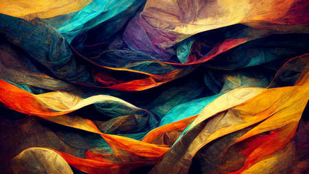 Multicolor Dynamic Background. Brush Dtrokes on Abstract Background.
