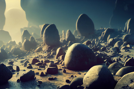 Close-up of stones and rocks.の写真素材