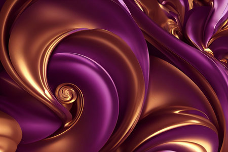 Abstract vivid wave background. Fluid texture for 3d rendering.の写真素材