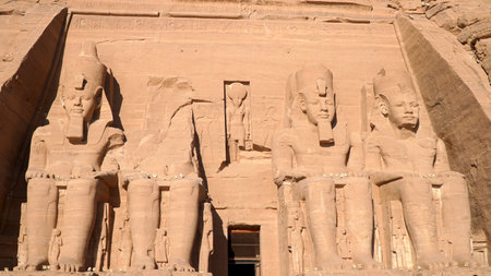 The Great Temple of Ramesses II. Abu Simbel, Egypt.
