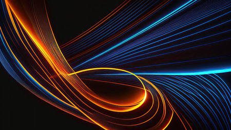 abstract fractal background a computer-generated 2D illustration, textureの写真素材