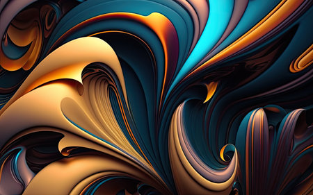 3d rendering of abstract fractal background. Creative Design Templatesの写真素材