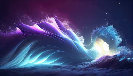 3d abstract fractal background, digital artwork for creative graphic designの写真素材