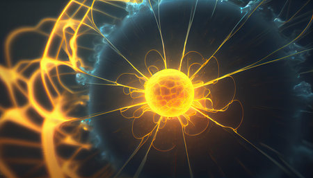 3d illustration of abstract geometric composition,digital art works. Computer generated graphics.の写真素材