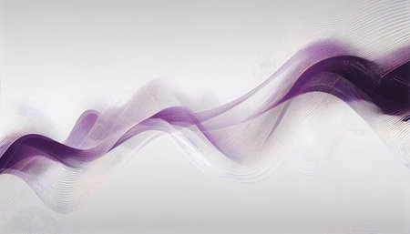 Abstract background with purple waves. Vector illustration. Can be used for advertisingeting, presentation.の素材