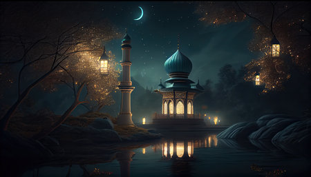 ramadan of celebration backgroundの素材