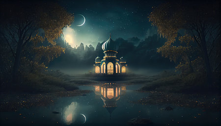 ramadan of celebration backgroundの素材