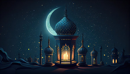 ramadan of celebration background.の素材
