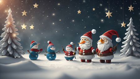 christmas celebration background template illustration. copy space decoration, banner. generative aiの素材