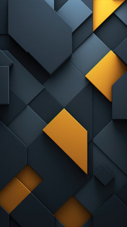 3d geometric background illustrationの素材