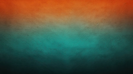 Colorful abstract background with grunge brush strokes in blue, orange and redの素材