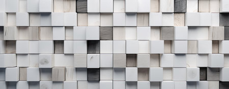 3D cube square top view backgroundの素材