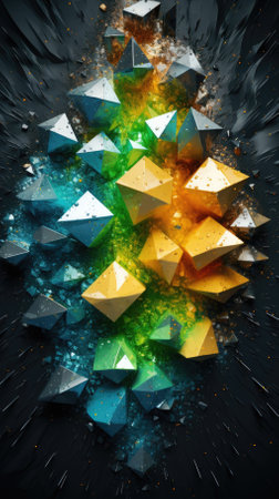 abstract colorful texture top view backgroundの素材
