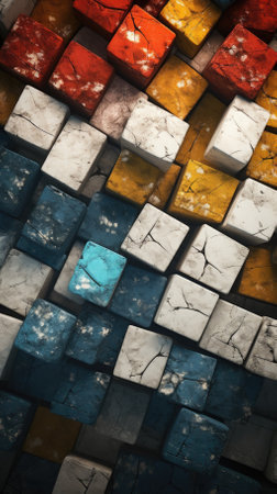 abstract colorful texture top view backgroundの素材