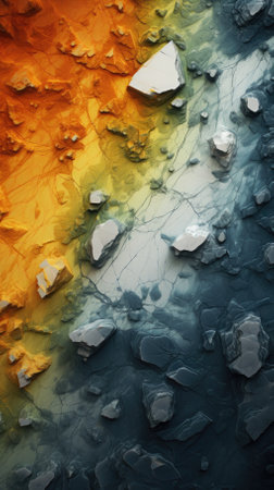 abstract colorful texture top view backgroundの素材
