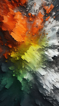 abstract colorful texture top view backgroundの素材