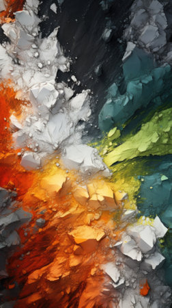 abstract colorful texture top view backgroundの素材