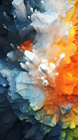 abstract colorful texture top view backgroundの素材