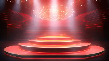 3d minimal scene podium for presentation your product backgroundの素材
