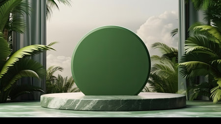 3d minimal scene podium for presentation your product backgroundの素材