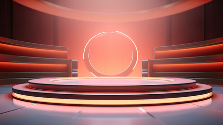 3d minimal scene podium for presentation your product backgroundの素材