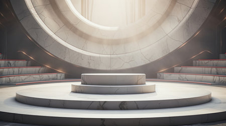 3d minimal scene podium for presentation your product backgroundの素材