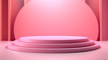 3d minimal scene podium for presentation your product backgroundの素材