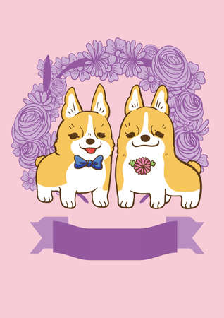 corgiのイラスト素材