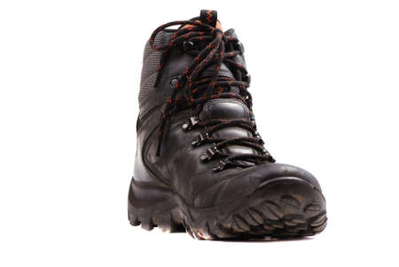 Rough leather footwear for work and productive leisure. Protection of feet in difficult conditions.